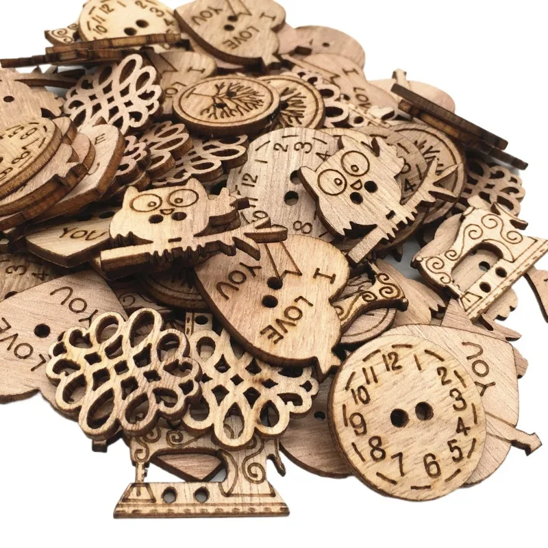 50pcs Wooden Craft Embellishme – Christmas Craft Embellishment Bewertung und Preis