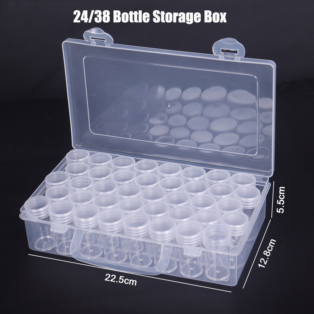 Bottles Box Storage Transparen – Craft Embellishment Storage Bewertung und Preis