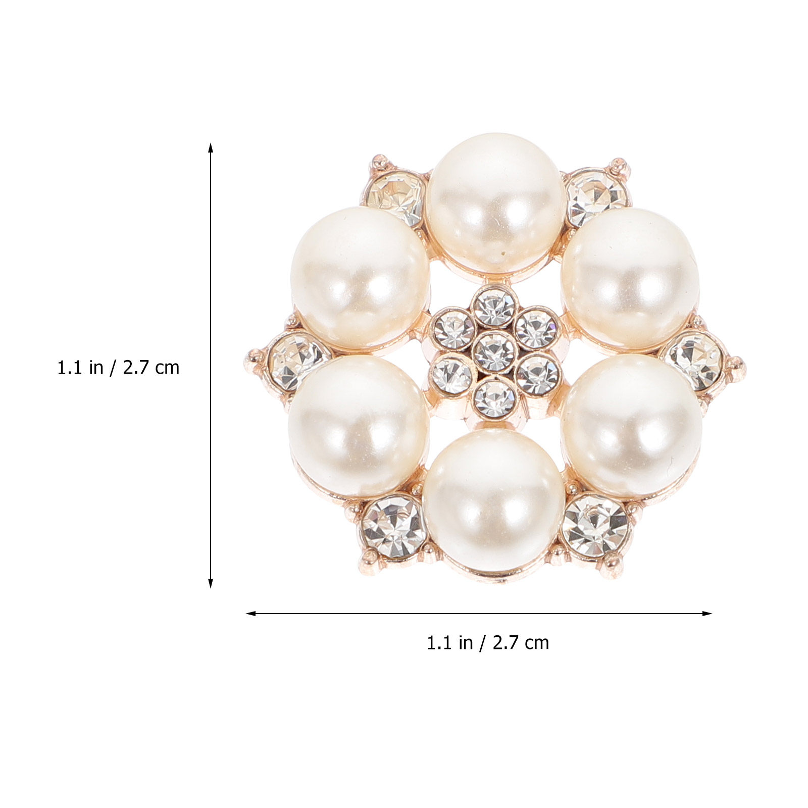 30Pcs Pearl Flower Button DIY  – Embellish Craft Bewertung und Preis