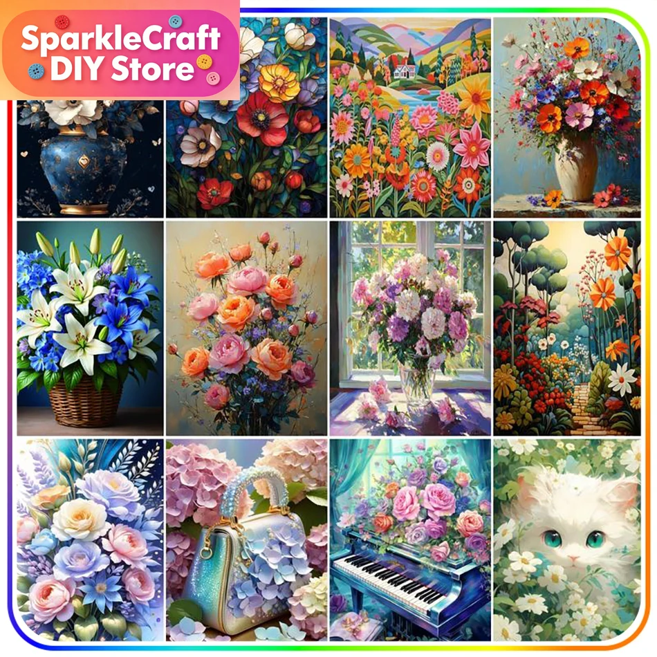 1pc frameless  Diamond Paintin – Embroidery Embellishments Bewertung und Preis