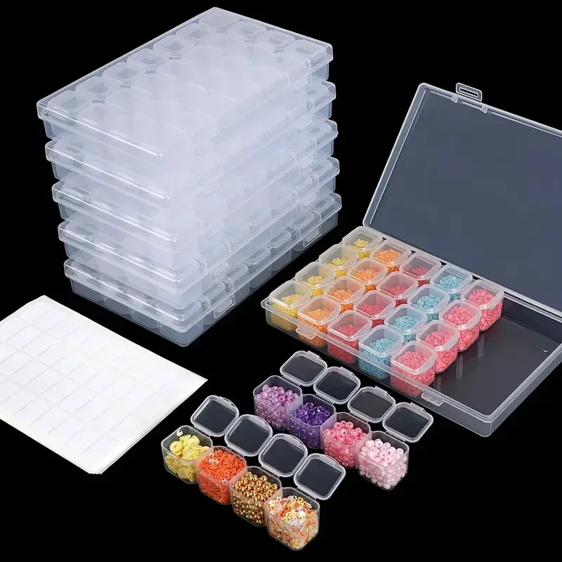 28 grid diamond painting tool  – Craft Embellishment Storage Bewertung und Preis