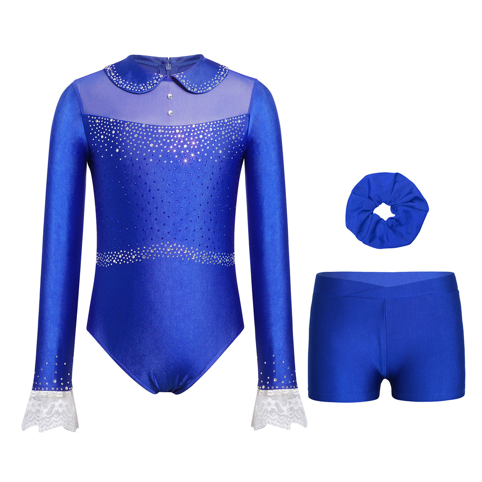 Girls Skating Ballet Dance Leo – Rhinestone Banding Trim Bewertung und Preis