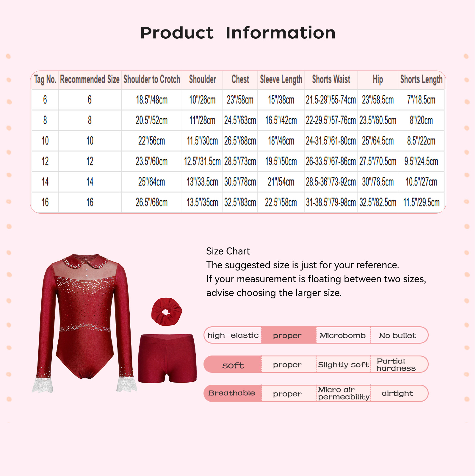 Girls Skating Ballet Dance Leo – Rhinestone Banding Trim Bewertung und Preis