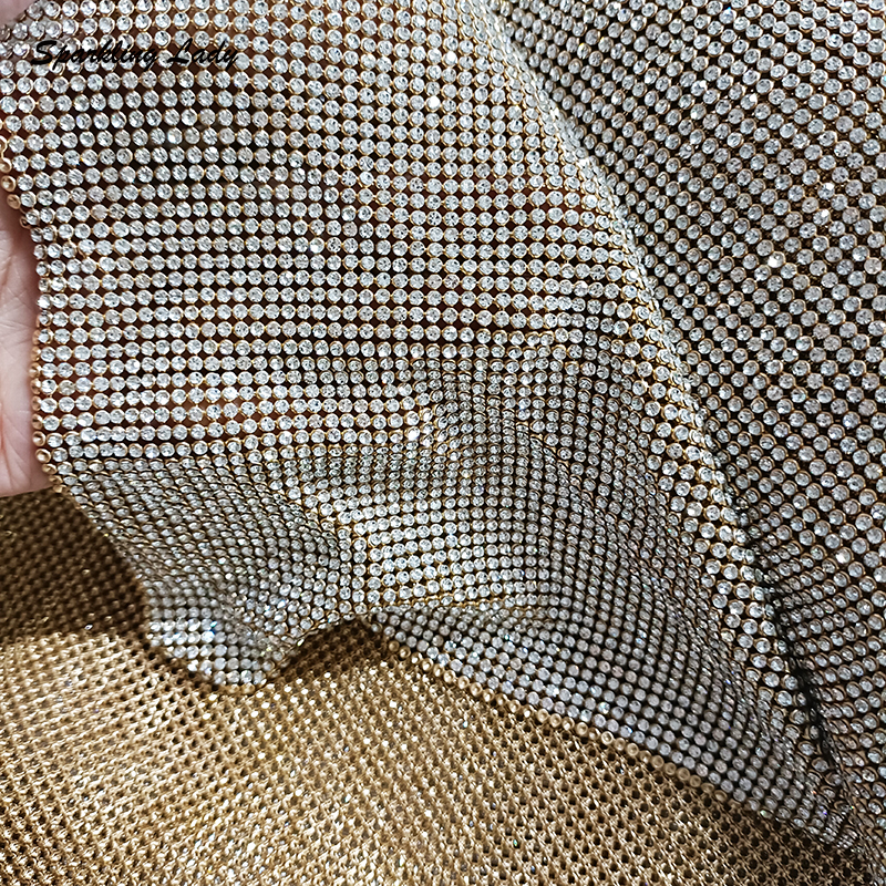 2MM Silver Crystal Mesh Fabric – Crystal Mesh Fabric Bewertung und Preis