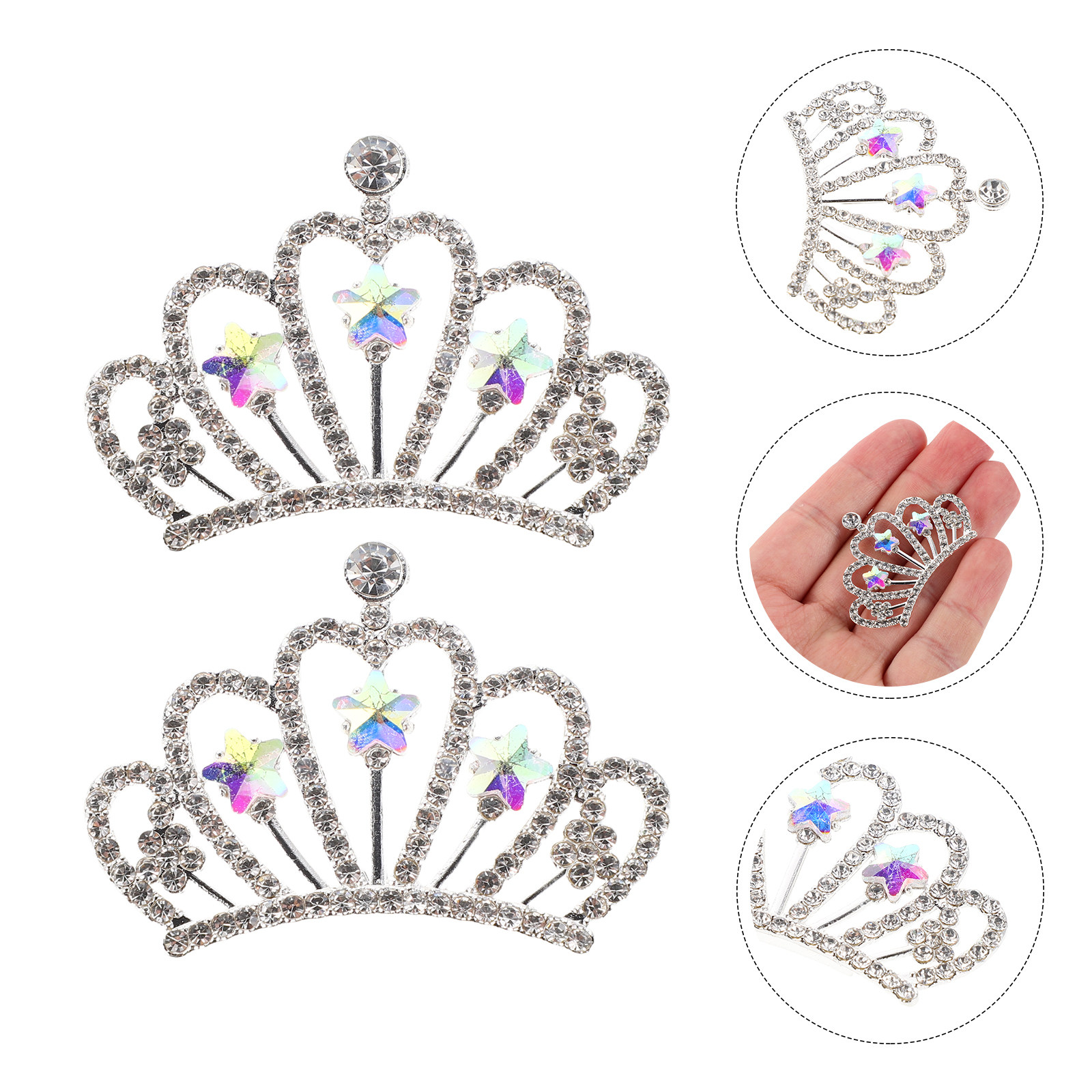 10Pcs Rhinestone Crown Embelli – Embellish Craft Bewertung und Preis
