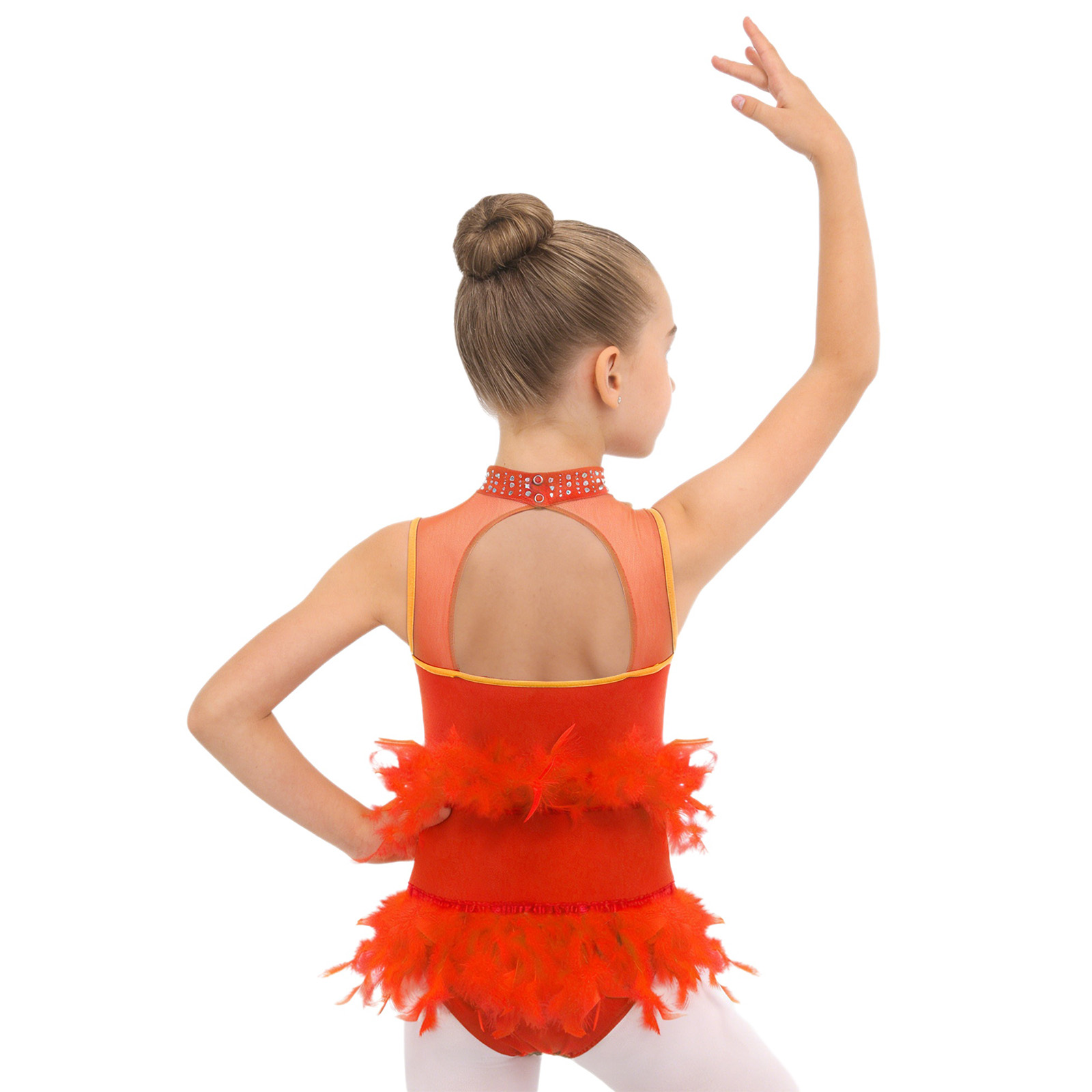 Kids Girls Latin Ballet Dance  – Rhinestone Banding Trim Bewertung und Preis