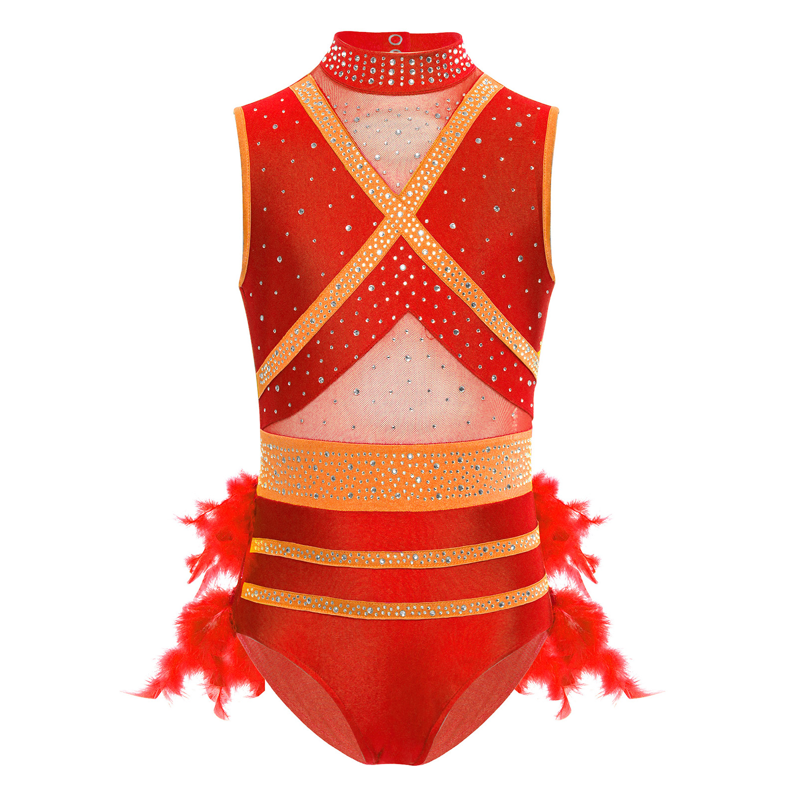Kids Girls Latin Ballet Dance  – Rhinestone Banding Trim Bewertung und Preis