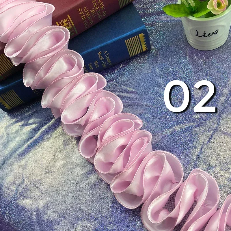 5Yards Pleated Ruffled Trim Sh – Lace Ribbon Trim Bewertung und Preis