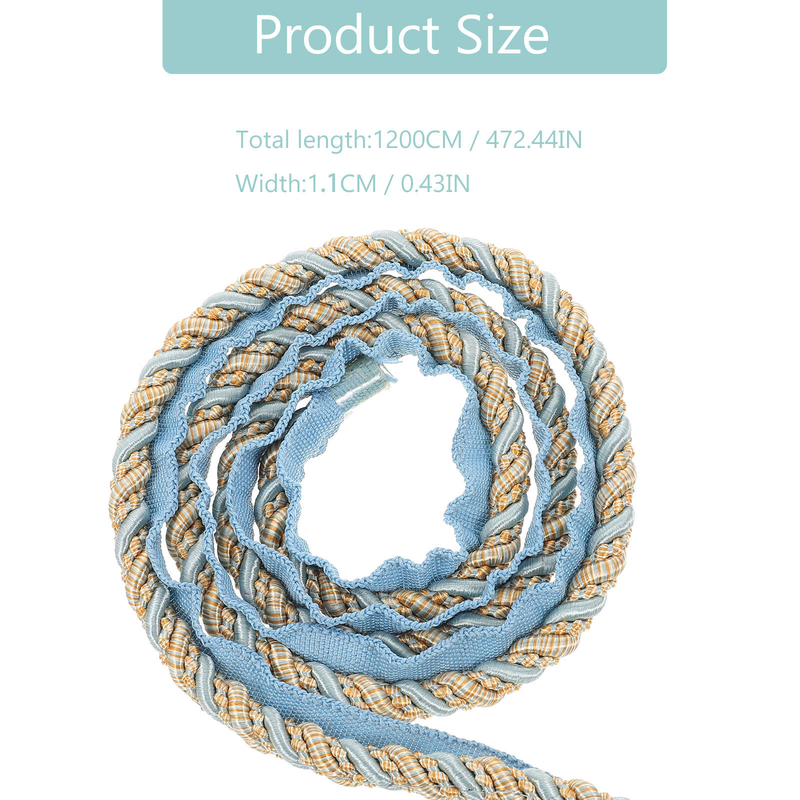 Four Braided Polyester Twisted – Cord Trim Twisted Bewertung und Preis